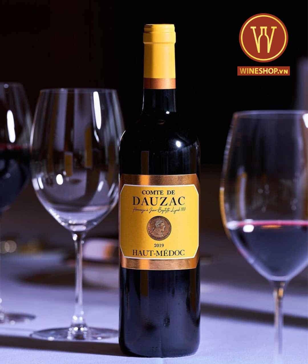 Rượu Vang Đỏ Dauzac Haut-Mesdoc 2020 có hương vị mạnh mẽ